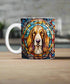 Basset Hound Suncatcher Artwork Ceramic Mug